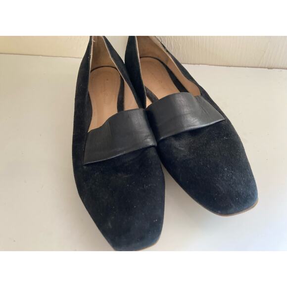 VTG Gianvito Rossi Women's Black Suede Loafer Size 39 US 8.5 Shoes - Picture 2 of 6
